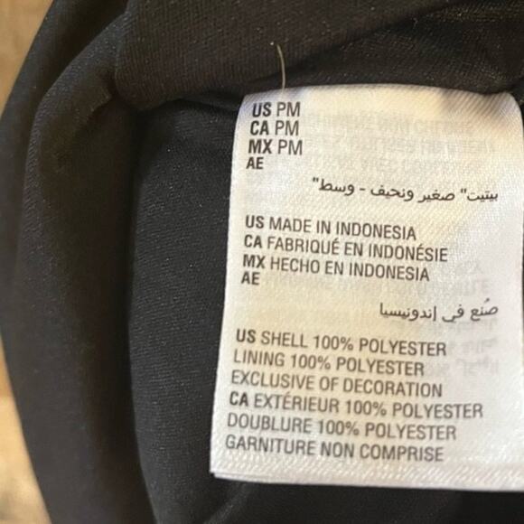 Charter Club Black Crochet Dress Size Medium‎ Petite - Picture 11 of 12